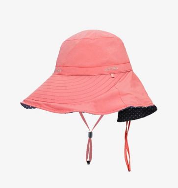 女抗UV印花雙面優雅遮陽帽